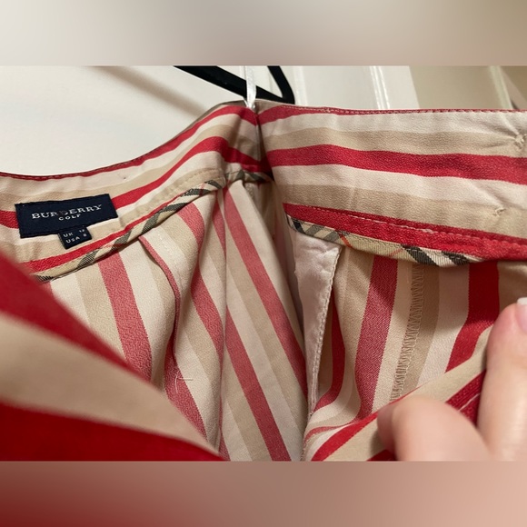 BURBERRY Women’s size 8 *rare vintage* striped ⛳️ golf skirt ⛳️ - Picture 7 of 16